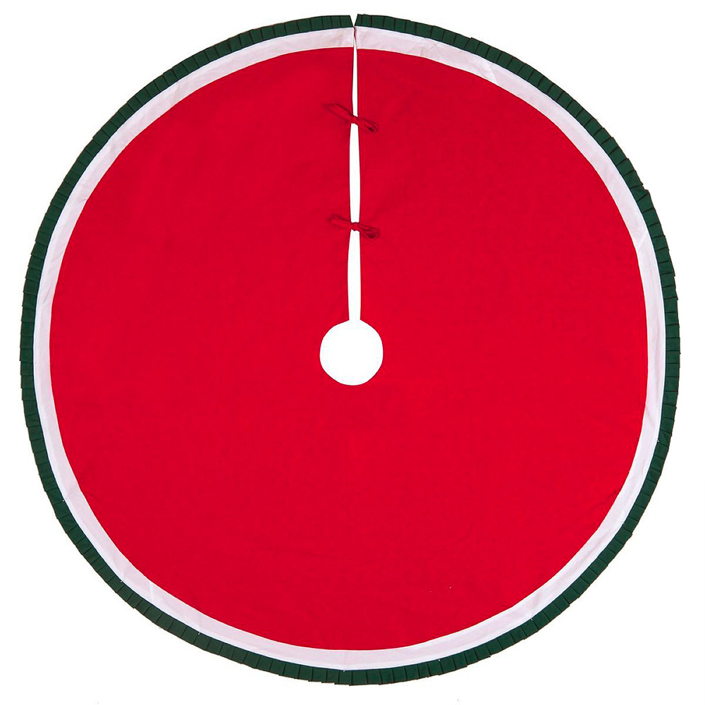 Red and Green Tree Skirt 54 inches